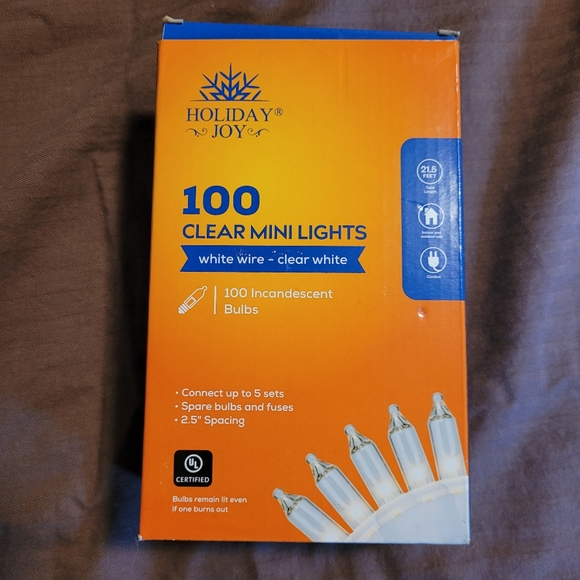 Holiday Joy string lights - Picture 1 of 2